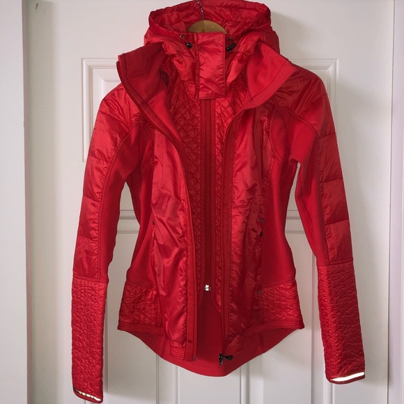 RARE! Lululemon Hooded Puffer Jacket Coat - Picture 2 of 8